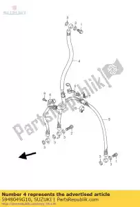 suzuki 5948049G10 slangcomp. voorzijde - Onderkant