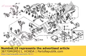 Honda 38770MGMD11 unidade pgm-fi - Lado inferior