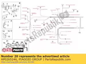 Piaggio Group AP0265246 int.sparkplug cap - Bottom side