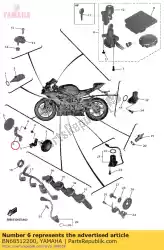 Ici, vous pouvez commander le support, réflecteur auprès de Yamaha , avec le numéro de pièce BN68512200: