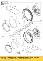 Qui puoi ordinare pneumatico, rr, 90 / 100-16, mx51 (d kx85d da Kawasaki , con numero parte 410090556: