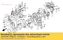 Ici, vous pouvez commander le prise de courant, accessoire auprès de Honda , avec le numéro de pièce 39600KTWB00: