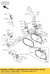 Here you can order the cover-comp kvf650fbf from Kawasaki, with part number 140415081: