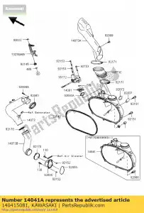 kawasaki 140415081 cover-comp kvf650fbf - Bottom side