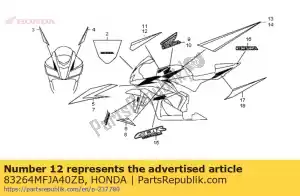 Honda 83264MFJA40ZB streep a, l. top onderdak - Onderkant