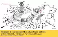 17515MGE000, Honda, protetor, aquecimento do tanque honda  vfr 1200 2010 2011 2012 2013 2017, Novo