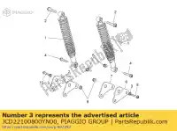 JCD22100800YN00, Piaggio Group, rondella aprilia scarabeo 125 2007 2009 2011, Nuovo