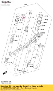 Suzuki 5116906J00 stopper,ring - Bottom side