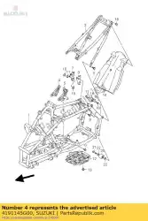 Ici, vous pouvez commander le plate, eng mtg f auprès de Suzuki , avec le numéro de pièce 4191145G00: