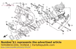 Here you can order the brkt lh,head hang from Honda, with part number 50408KSC000: