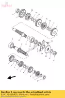 5UM171410000, Yamaha, gear, 4th pinion yamaha wr 250 2007 2008 2009 2010 2011 2012 2013 2014, New