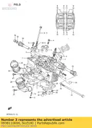 Qui puoi ordinare anello di sicurezza da Suzuki , con numero parte 0938110004: