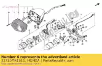 33720MR1611, Honda, light assy., license (12v honda vt shadow c vt600c vt600cm vt600 600 , New