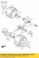 41068S021, Kawasaki, Asse kawasaki kfx400 400 , Nuovo