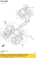 1131325G00, Suzuki, galeria olejowa jet,t/m suzuki gsxr150rfx gsxr150rf gsxs125mlx gsxs125ml gsxr125xa gsxs125xa gsxr125a 150 125 , Nowy