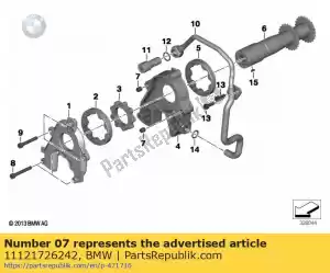 bmw 11121726242 dowel - d=8,5x9mm - Bottom side