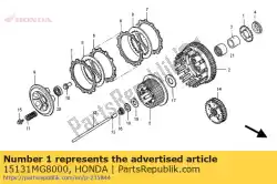Here you can order the sprocket comp., oil pump from Honda, with part number 15131MG8000: