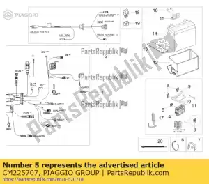 Piaggio Group CM225707 fusibile 7.5a - Il fondo