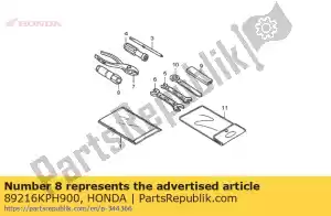 Honda 89216KPH900 llave inglesa, chispas p - Lado inferior