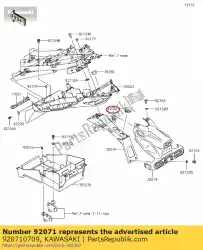 Here you can order the grommet from Kawasaki, with part number 920710709: