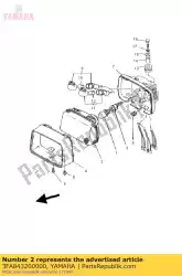 Aqui você pode pedir o conjunto de lente em Yamaha , com o número da peça 3FA843200000: