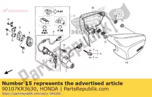 Honda 90107KR3630 bolt, break off, 6mm - Bottom side