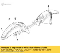 59966600BQ, Piaggio Group, Front mudguard     , New