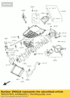 39062Y009, Kawasaki, resfriamento por mangueira, entrada sc300aef kawasaki j 300 2015 2016, Novo