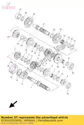 Aquí puede pedir llevando de Yamaha , con el número de pieza 933042050800: