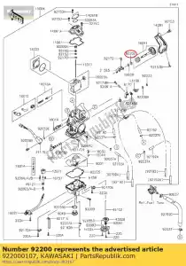 kawasaki 922000107 washer kx250-n1 - Bottom side