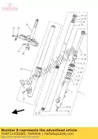 5VKF31100000, Yamaha, tubo interior comp yamaha xt 660 2004 2005 2006 2007 2008 2009 2010 2011, Nuevo