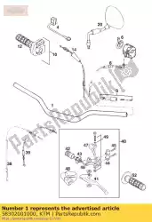 Here you can order the al-handlebar answer '94 from KTM, with part number 58302001000: