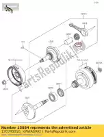 130340010, Kawasaki, Roulement-grande extrémité, kt 26331 klx11 kawasaki  klx 110 125 2003 2005 2006 2007 2008 2009 2010 2011 2012 2013 2014 2015 2016 2017 2018 2019 2020 2021, Nouveau