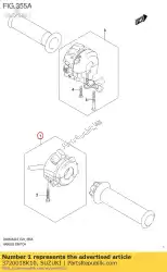 Here you can order the switch assy, handle rh from Suzuki, with part number 3720018K10: