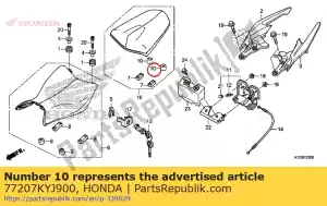 honda 77207KYJ900 nenhuma descrição disponível no momento - Lado inferior