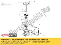 AP8122850, Piaggio Group, Pokrywa aprilia  pegaso 650 1992 1993 1994 1995 1996 1997 1998 1999 2000, Nowy