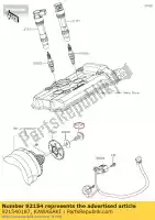 921540187, Kawasaki, parafuso, flangeado, 8x23 er650c9f kawasaki  er-6f er-6n kle klz vulcan 650 1000 2009 2010 2011 2012 2013 2014 2015 2016 2017 2018 2019 2020 2021, Novo