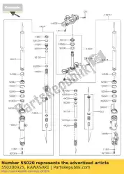 bewaker van Kawasaki, met onderdeel nummer 550200925, bestel je hier online: