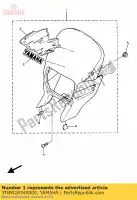 3TBW28340000, Yamaha, corpo, capota (farol-azul) yamaha xt xte xtk 600, Novo