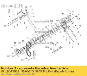 Piaggio Group GU19045861 stoter - Onderkant