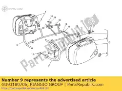 Qui puoi ordinare distanziatore di gomma da Piaggio Group , con numero parte GU93180706: