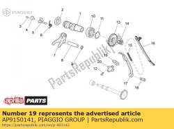 Aprilia AP9150141, Uszczelka napinacza ?a?cucha, OEM: Aprilia AP9150141