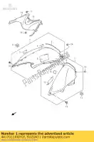 4417011J00YLF, Suzuki, coperchio, serbatoio carburante suzuki dl v-strom 650 2014, Nuovo