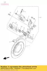 Qui puoi ordinare caliper assy (a destra) da Yamaha , con numero parte 4WM2580U1000: