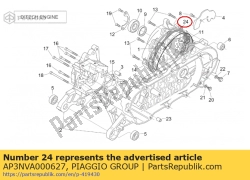 Aprilia AP3NVA000627, Papieren pakking, OEM: Aprilia AP3NVA000627