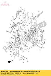 yamaha 4VR213170000 zosta?, silnik 3 - Dół