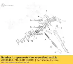 Tutaj możesz zamówić p? Yta podstawowa od Piaggio Group , z numerem części 2B000460: