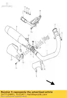 1477124B01, Suzuki, connector,muffl suzuki gv ls vs 650 1400 1986 1987 1988 1989 1990 1991 1992 1993 1994 1996, New