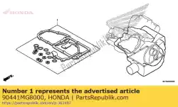 Aquí puede pedir arandela, sellado, 8 mm de Honda , con el número de pieza 90441MG8000: