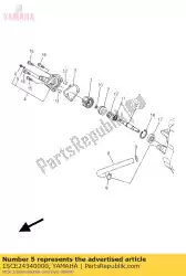 Qui puoi ordinare guarnizione da Yamaha , con numero parte 1SCE24340000: